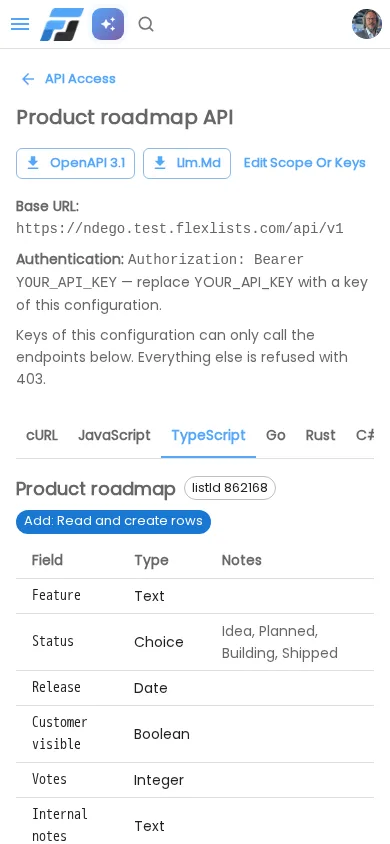 The documentation on a phone