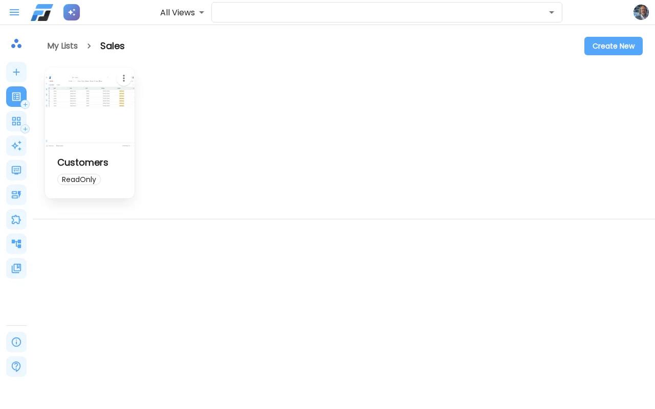 A shared list shows up in the same folder for the person you shared it with